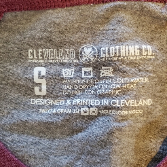 NWOT Cleveland 3/4 sleeve tee Size Small - Picture 4 of 5